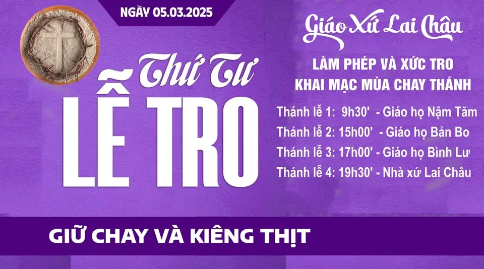 Hình ảnh: Thứ Tư Lễ Tro – khai mạc Mùa Chay Thánh 2025