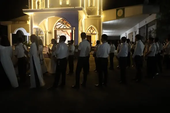 Hình ảnh: Hội Kèn đồng mừng lễ Thánh Vinh Sơn và ra mắt Ban Điều hành mới