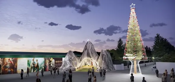 Hình ảnh: Giáo xứ trang hoàng đón mùa Giáng Sinh 2025