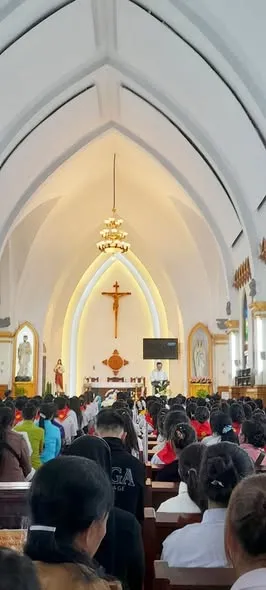 Hành hương Năm Thánh tại Sa Pa mừng lễ quan thầy Hiệp đoàn Thiếu nhi Thánh Thể – ảnh 3